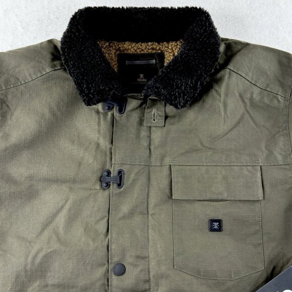 Roark x Halley Stevensons Axeman Jacket Men’s L Dark Military Waxed Lined NEW - Picture 11 of 16